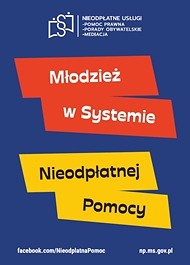 MŁODZIEŻ W SYSTEMIE NIEODPŁATNEJ POMOCY - PORADNIK