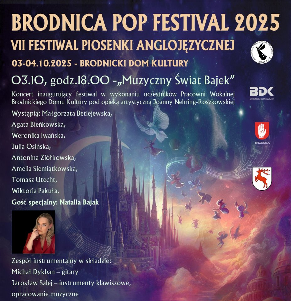 Brodnica Pop Festival 2025 w Brodnickim Domu Kultury