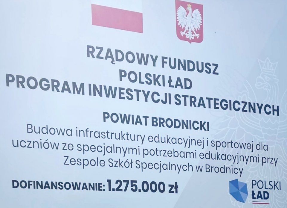 Projekt dofinansowany z Programu Rządowy Fundusz Polski Ład: Program Inwestycji Strategicznych  Nr 01/2021/6157/PolskiLad
